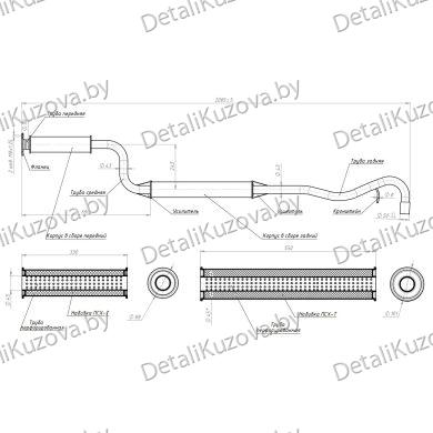 ГЛУШИТЕЛЬ CHEVROLET NIVA (I), 09 - 20