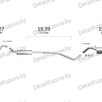 Купить глушитель CITROEN C4 (II), 10 - 22