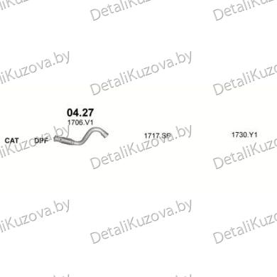 Купить глушитель CITROEN DS4 1.2, 1.6
