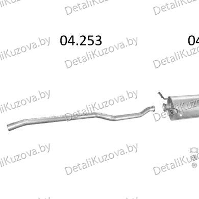 Купить глушитель CITROEN XANTIA (X1), 92 - 98