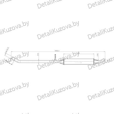 ГЛУШИТЕЛЬ DACIA DUSTER (I), 10 - 17