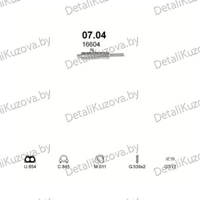 Купить глушитель FSO Polonez 1500 1.5-78-92