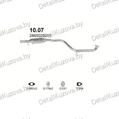 Купить глушитель Hyundai Lantra 1.5. 1.6-1.6i 16V 90-95