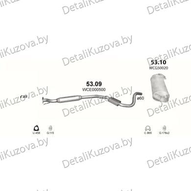 Купить глушитель LAND ROVER FREELANDER