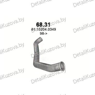 Купить глушитель MAN M2000L 6.9-D0826 LF L79/L86/L89, D0826 LFL L79/L86/L89, D0836 LFL L79/L86/L89, D0826 LFL L95, D0836 LFL L95 95-00