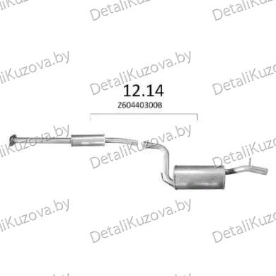 Купить глушитель MAZDA 3 (BK), 03 - 06