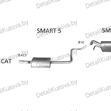 Купить глушитель MITSUBISHI COLT (Z20/Z30), 04 - 08