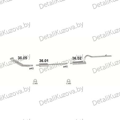ГЛУШИТЕЛЬ МОСКВИЧ 412