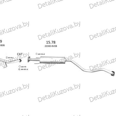Купить глушитель NISSAN JUKE (YF15), 10 - 19