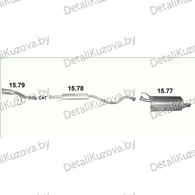 ГЛУШИТЕЛЬ Nissan JUKE