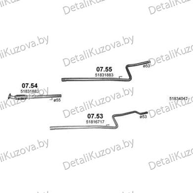 ГЛУШИТЕЛЬ OPEL COMBO (D), 12 - 20