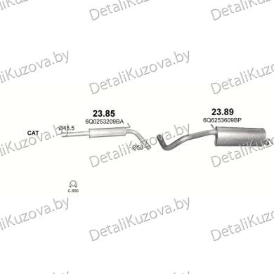 ГЛУШИТЕЛЬ SEAT IBIZA