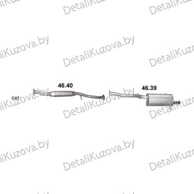 Купить глушитель SUBARU IMPREZA (IV), 12 -