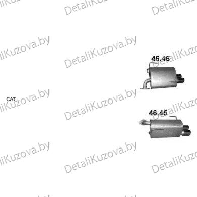 Купить глушитель SUBARU IMPREZA (IV), 12 -