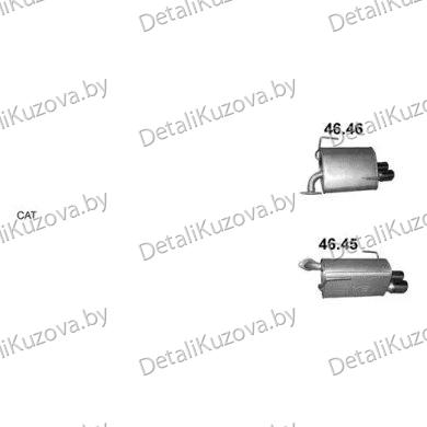 ГЛУШИТЕЛЬ SUBARU IMPREZA (IV), 12 -