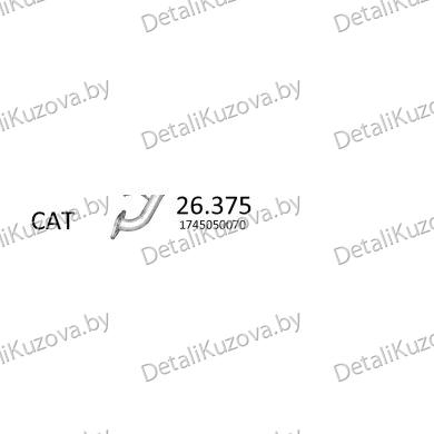 Купить глушитель TOYOTA LAND CRUISER (J100), 98 - 07