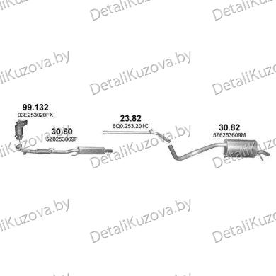 КАТАЛИЗАТОР VW FOX (II), 05 - 09