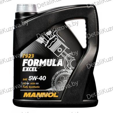 МАСЛО МОТОРНОЕ MANNOL 7923 Formula Excel 5W-40 5л API SN ACEA C3 dexos2 LL-04 505,00/505,01