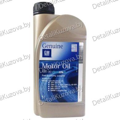 МАСЛО МОТОРНОЕ GENERAL MOTORS 93165690 Motor Oil 5W-30 Dexos2 1л