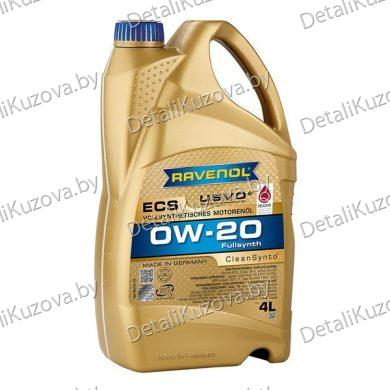 МАСЛО МОТОРНОЕ RAVENOL ECS EcoSynth 0W-20 4л ACEA C6 MB 229.71 dexos1 B71 2010