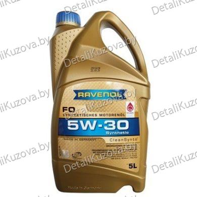 МАСЛО МОТОРНОЕ RAVENOL FO SAE 5W-30 5л MB 229.6  Ford WSS-M2C913