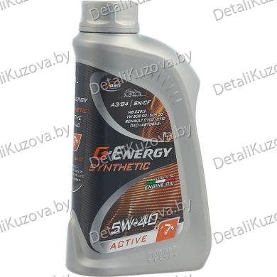 МАСЛО МОТОРНОЕ G-Energy Synthetic Active 5W-40 1л API SN/CF (L)