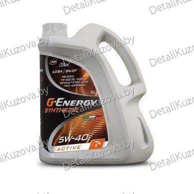 МАСЛО МОТОРНОЕ G-Energy Synthetic Active 5W-40 5л API SN/CF (L)