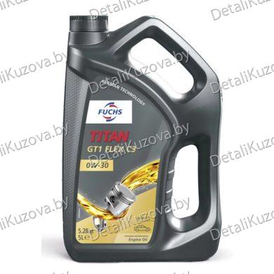МАСЛО МОТОРНОЕ FUCHS TITAN GT1 FLEX C3 0W-30 5л ACEA C3 API SN MB 229.51/52 VW 504 00/507 00 LL-04