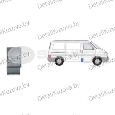 Купить панель боковая VW TRANSPORTER T4 90-