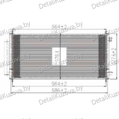 Купить радиатор кондиционера HONDA CR-V, 07 - 11