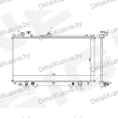 Купить радиатор LEXUS GS300/400/430, 98 - 05