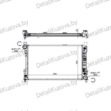 Купить радиатор MERCEDES BENZ (CLK-kl W209), 06.02 -