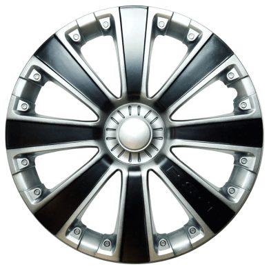 колпаки на диски (компл.) колпаки на колеса R13  RS-T микс серебристо-черный