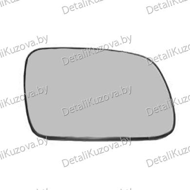 Купить стекло зеркала с подставкой PEUGEOT 307 (I), 01 - 07