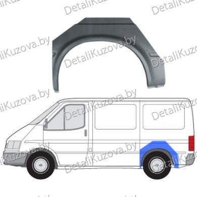 Купить задняя арка+крыло FORD TRANSIT (V), 94 - 00