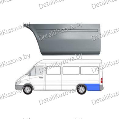 ЗАДНЯЯ АРКА+КРЫЛО MERCEDES BENZ SPRINTER (W901-W905), 00 - 02