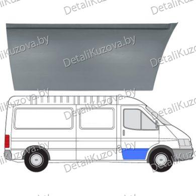 ЖЕЛЕЗО ПЕРЕДНИХ ДВЕРЕЙ FORD TRANSIT, 09,86 - 08,91