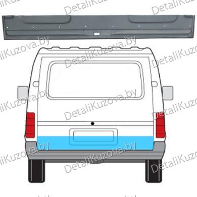 ЖЕЛЕЗО ЗАДНИХ ДВЕРЕЙ FORD TRANSIT 94 - 00