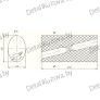 пламегаситель универсальный на стронгер 210x110x350, фото