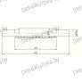 пламегаситель универсальный на стронгер 75x500, фото