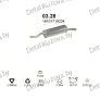 глушитель на BMW 3 E30 2.0, 2.4 D-E30 320i, E30 324d, E30 320i Touring 82-91, фото