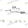 глушитель на BMW 5 E34 1.8-E34 518i M43, E34 518i M43 Touring 90-94, фото