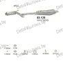 глушитель на BMW 5 E34 2.5, 3.0, 3.4-E34 525i 24V, E34 525iX 24V 4x4, E34 525is 24V 4x4, E34 530i, E34 535i 88-96, фото