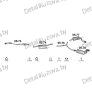 глушитель на CHEVROLET CAPTIVA (I), 06 - 15, фото