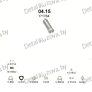 глушитель на Citroen BX 1.1, 1.4, 1.6, 1.8 D, 1.9, 1.9 D-11, 14 E, RE, TE, TGE, TRE, 15 RE, TGE, 16 RS, TRS, TGE, TGS, TZS, 17 D, RD, TD, 19 D, RD, TRS, TD, TGD, TZD Evasion 82-94, фото