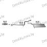 глушитель на CITROEN C4 GRAND PICASSO (I), 06 - 13, фото