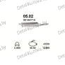 глушитель на Daewoo Espero 1.5, 1.8, 2.0-1.5i 16V Dohc, 1.8i Sohc, 2.0i Sohc 95-99, фото