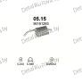 глушитель на Daewoo Nubira 2.0-2.0i 16V Dohc Man 97-99, фото