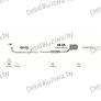 глушитель на DAIHATSU MOVE (L600/L610/L900/L910/L150/L160), 95 - 06, фото