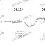 глушитель на FORD ESCORT (V), 95 - 98, фото